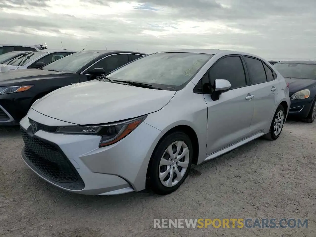 1 Photograph of a damaged car JTDEPRAE1LJ084330 TOYOTA COROLLA 2020