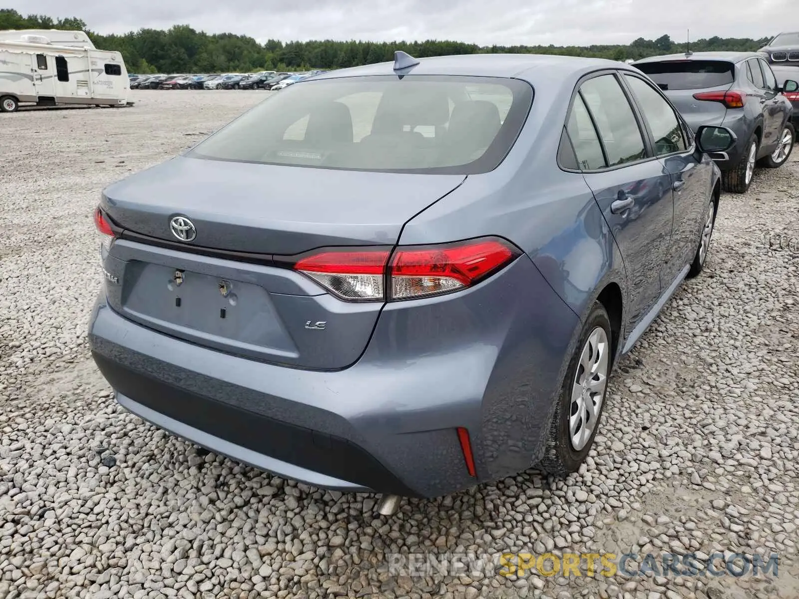 4 Photograph of a damaged car JTDEPRAE1LJ085543 TOYOTA COROLLA 2020