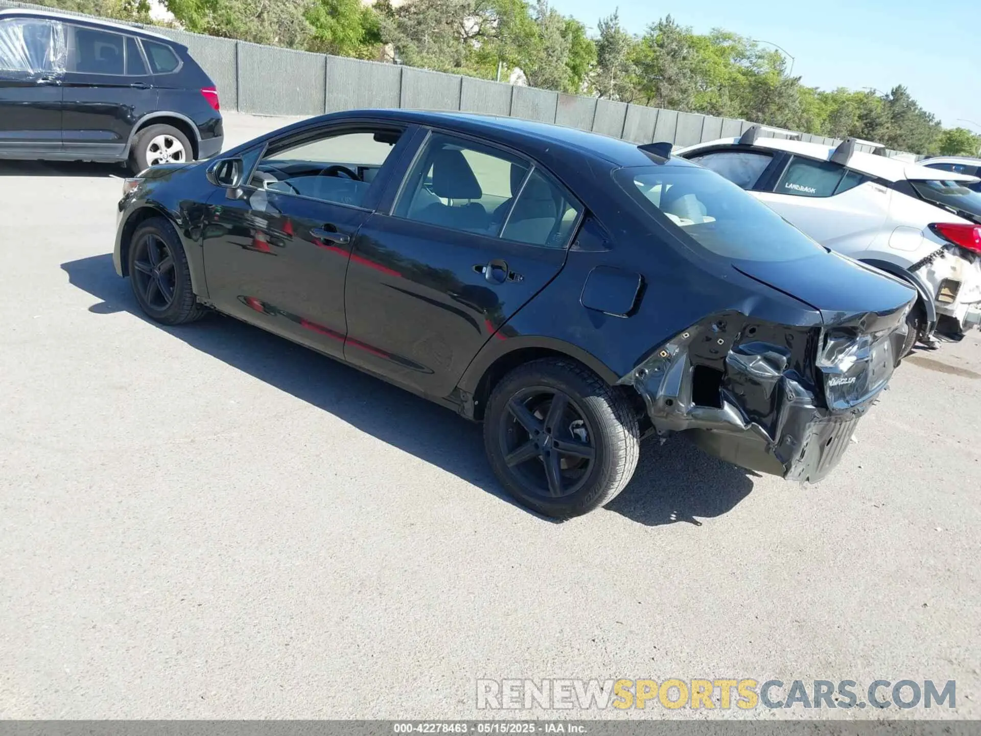 3 Photograph of a damaged car JTDEPRAE1LJ087857 TOYOTA COROLLA 2020