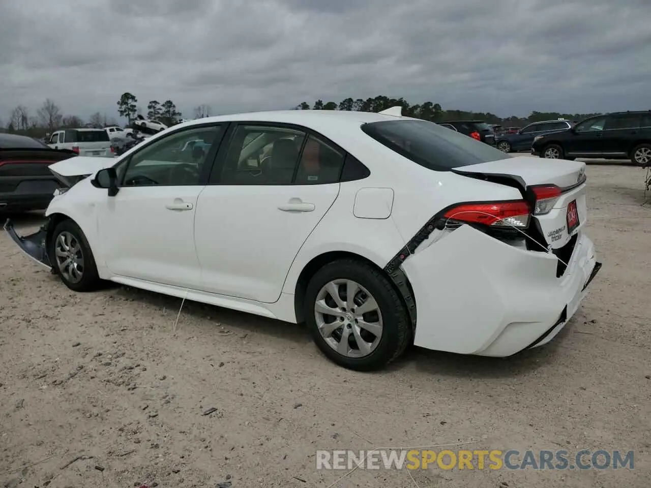 2 Фотография поврежденного автомобиля JTDEPRAE1LJ095232 TOYOTA COROLLA 2020