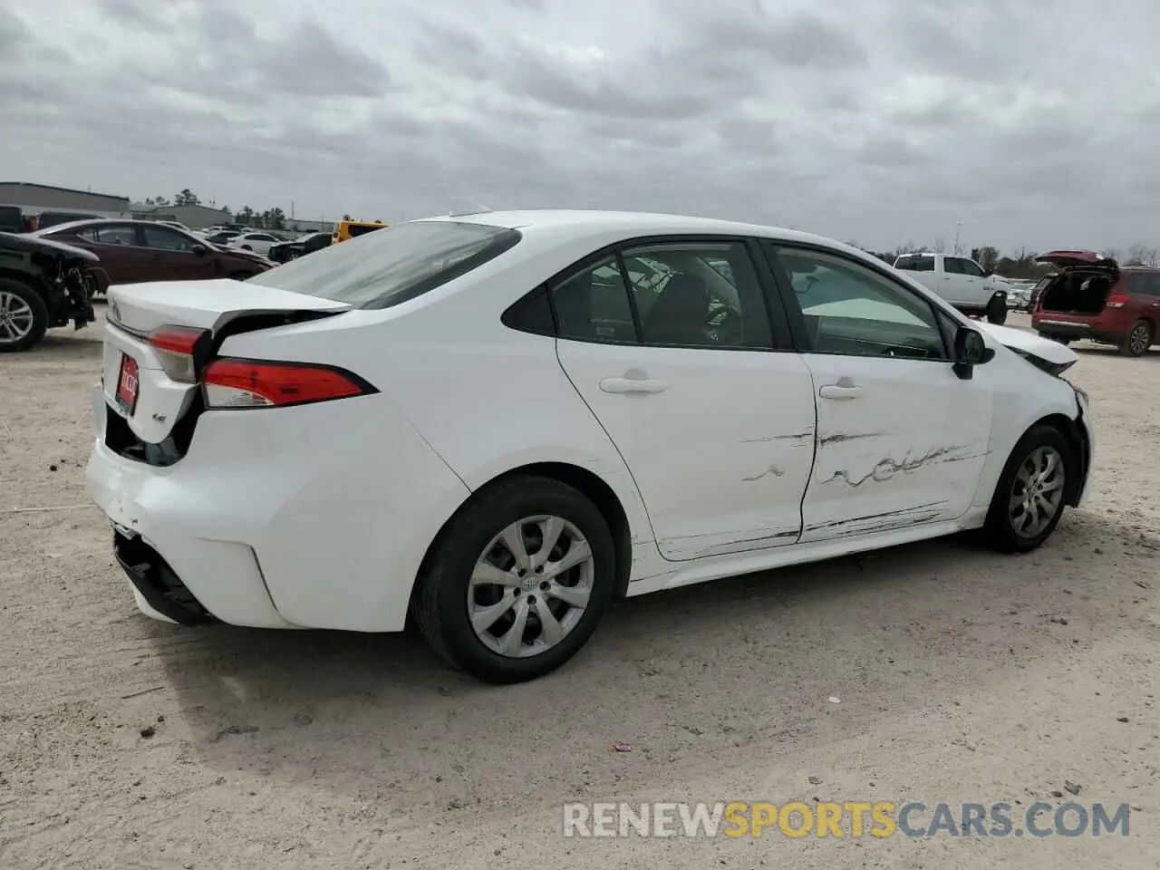 3 Фотография поврежденного автомобиля JTDEPRAE1LJ095232 TOYOTA COROLLA 2020