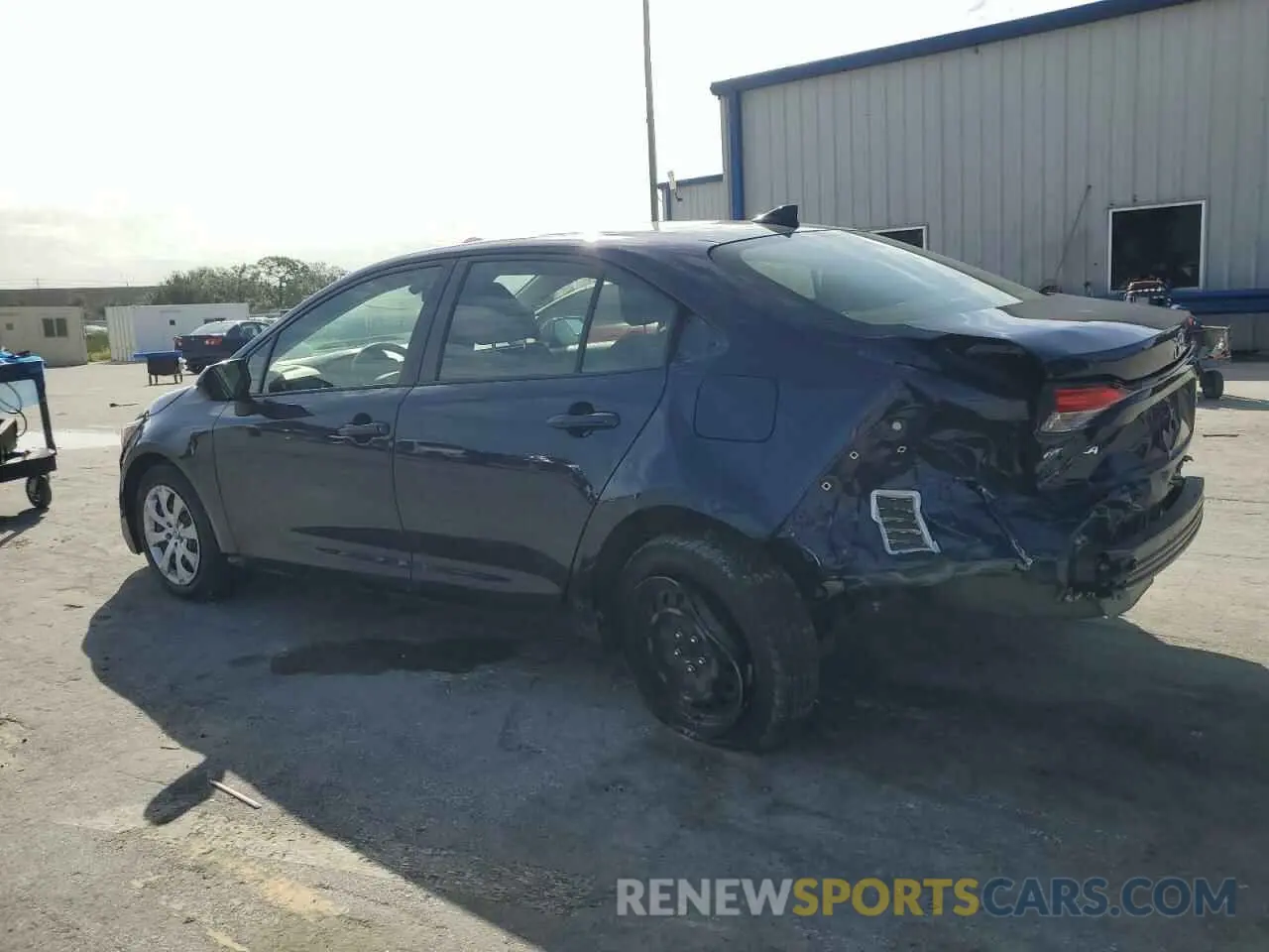 2 Photograph of a damaged car JTDEPRAE1LJ100865 TOYOTA COROLLA 2020