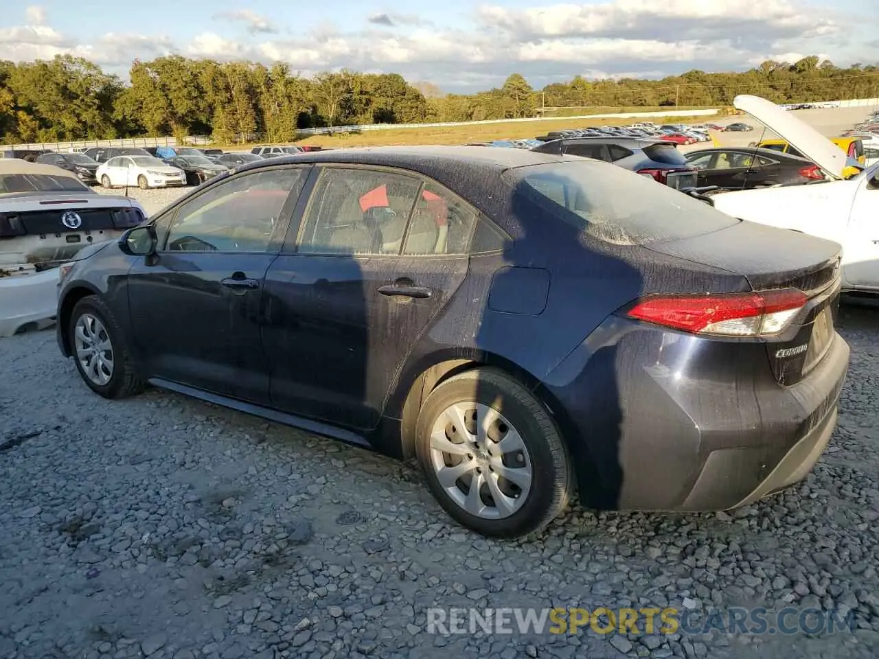 2 Photograph of a damaged car JTDEPRAE1LJ102082 TOYOTA COROLLA 2020