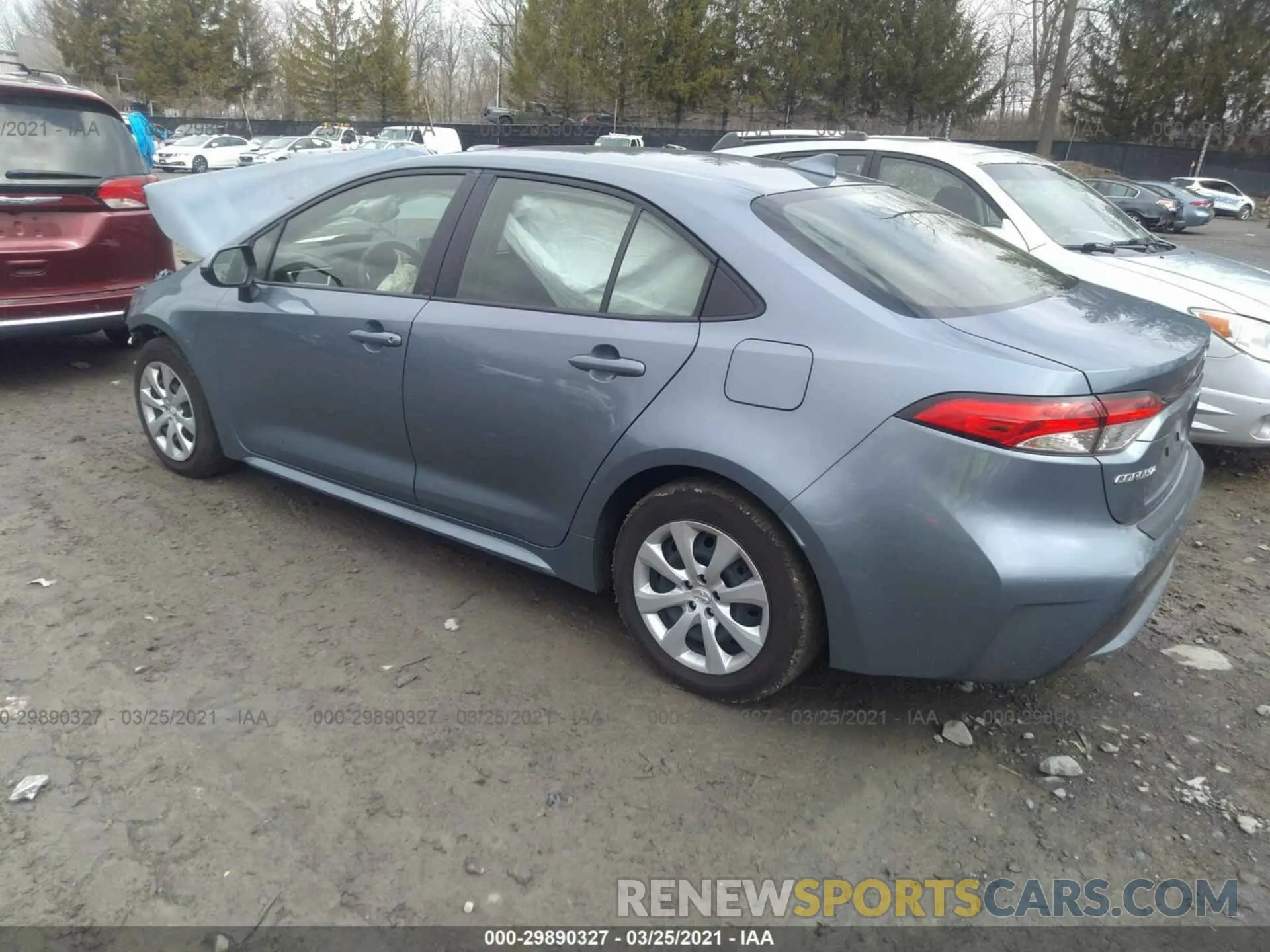 3 Photograph of a damaged car JTDEPRAE1LJ104107 TOYOTA COROLLA 2020