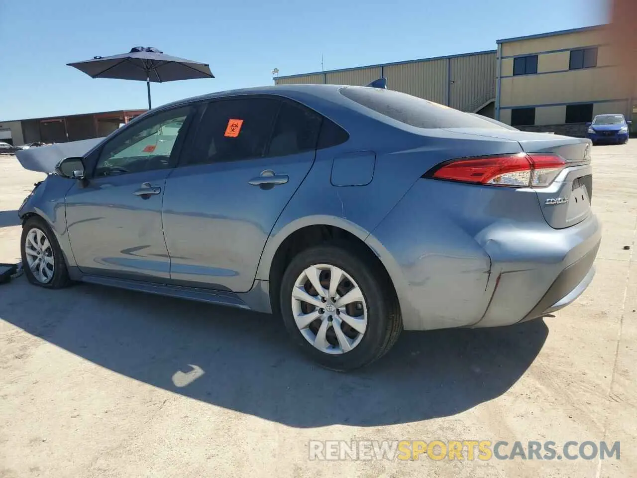 2 Photograph of a damaged car JTDEPRAE1LJ107069 TOYOTA COROLLA 2020