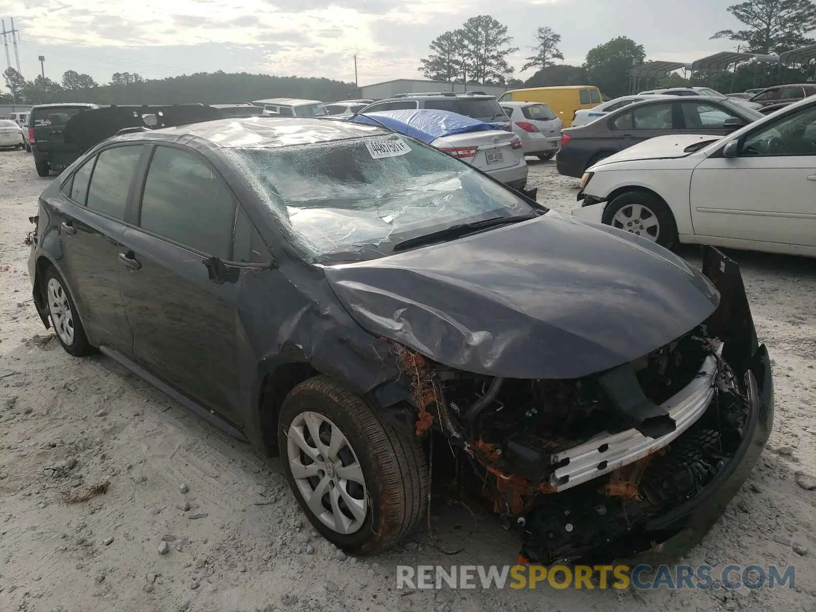 9 Photograph of a damaged car JTDEPRAE1LJ108965 TOYOTA COROLLA 2020