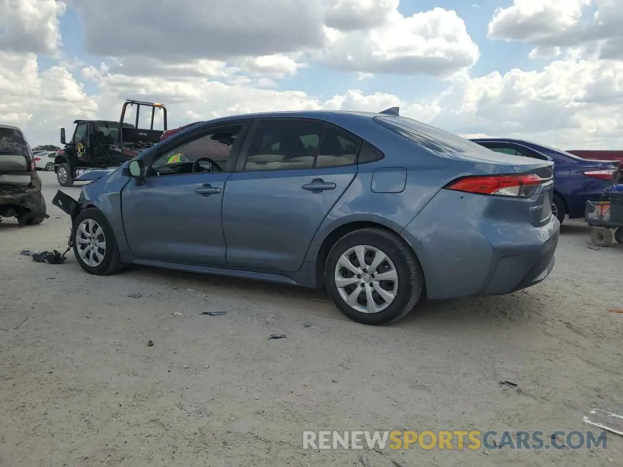 2 Photograph of a damaged car JTDEPRAE1LJ110912 TOYOTA COROLLA 2020
