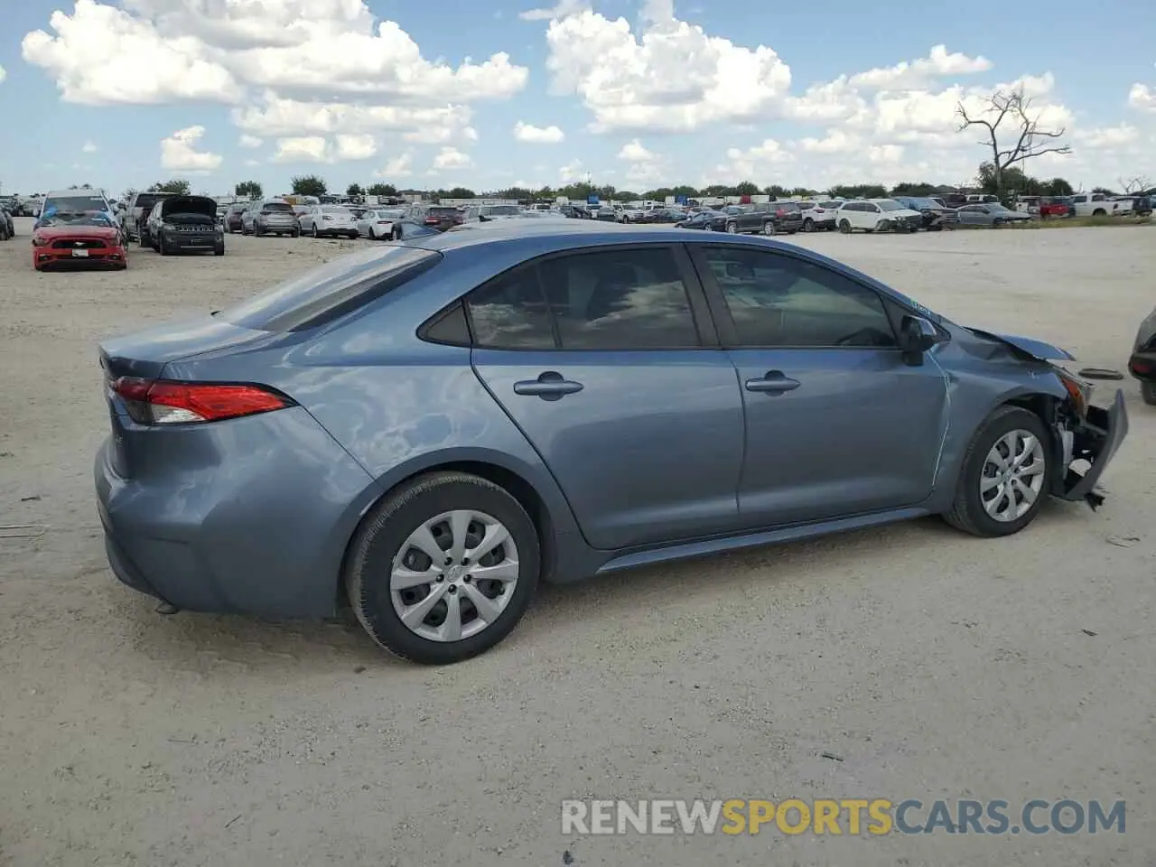 3 Photograph of a damaged car JTDEPRAE1LJ110912 TOYOTA COROLLA 2020