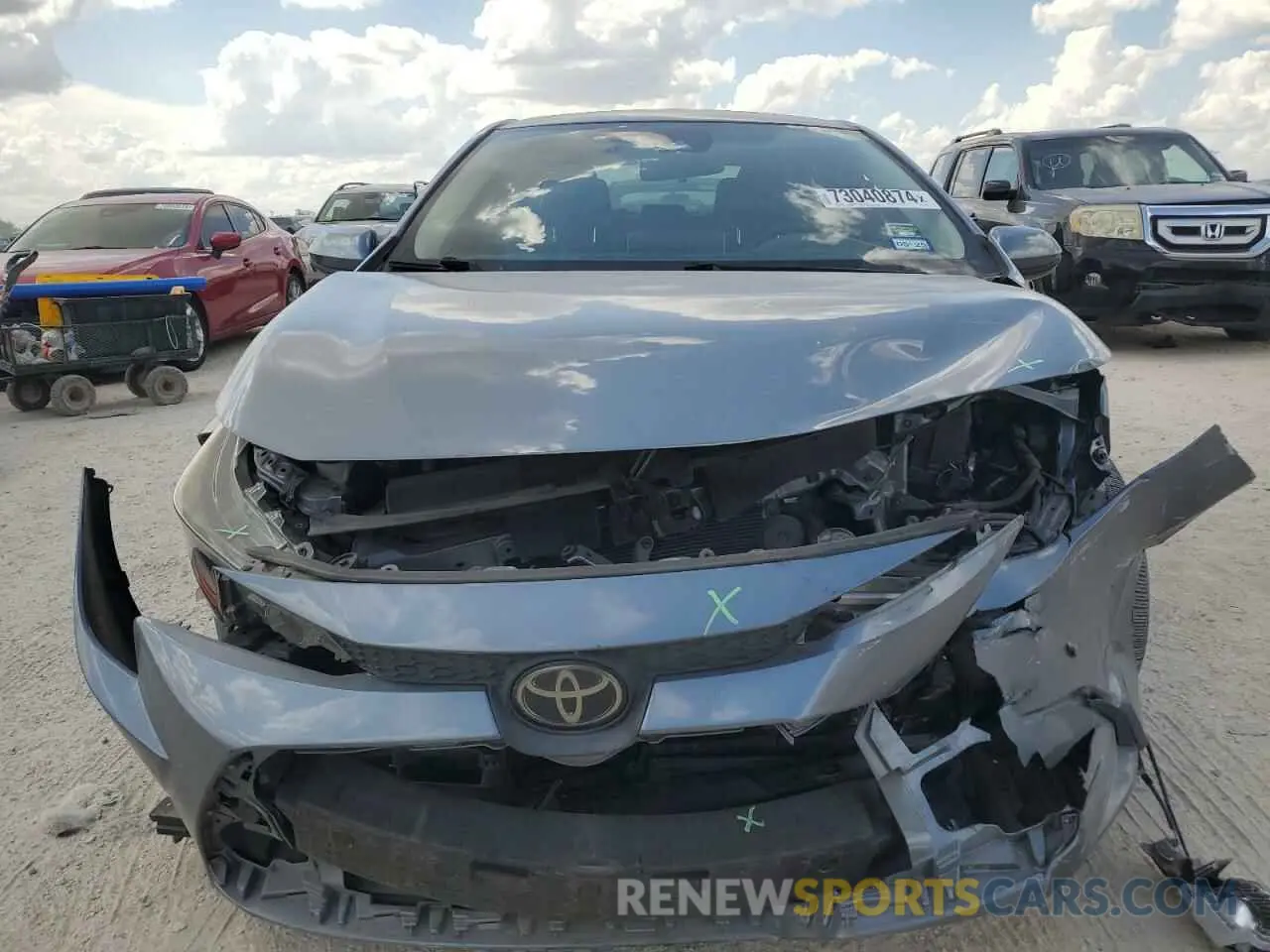 5 Photograph of a damaged car JTDEPRAE1LJ110912 TOYOTA COROLLA 2020
