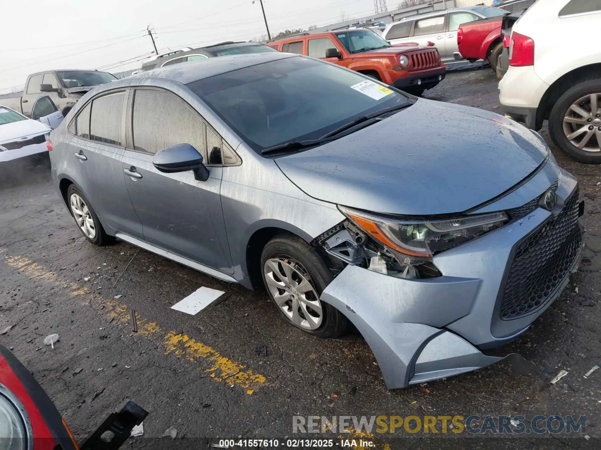 1 Фотография поврежденного автомобиля JTDEPRAE1LJ116791 TOYOTA COROLLA 2020