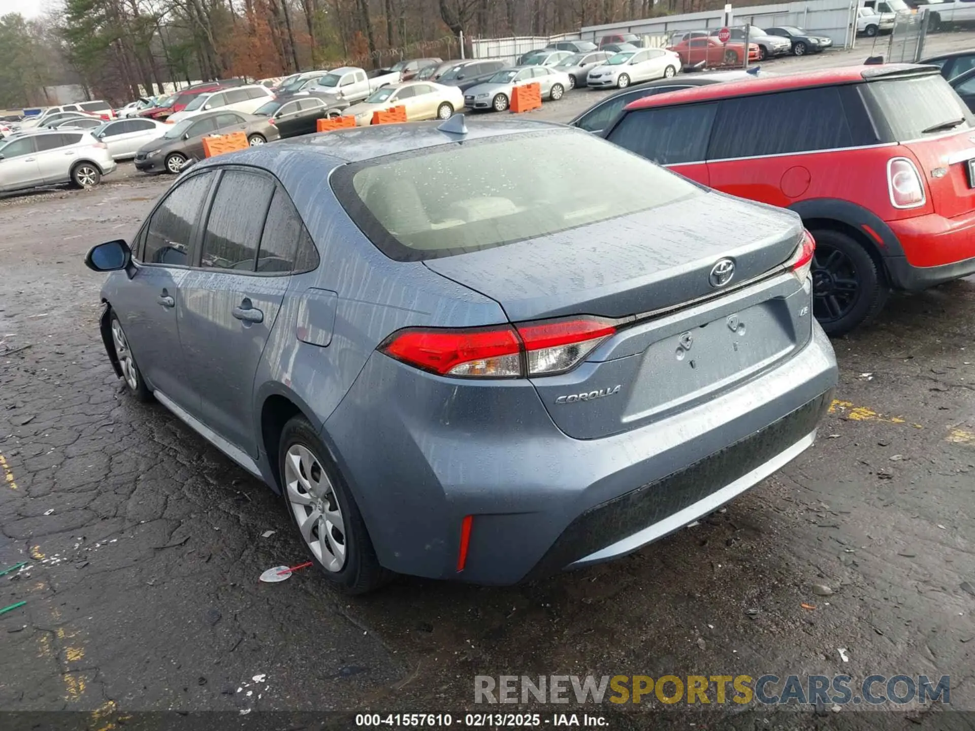 3 Фотография поврежденного автомобиля JTDEPRAE1LJ116791 TOYOTA COROLLA 2020