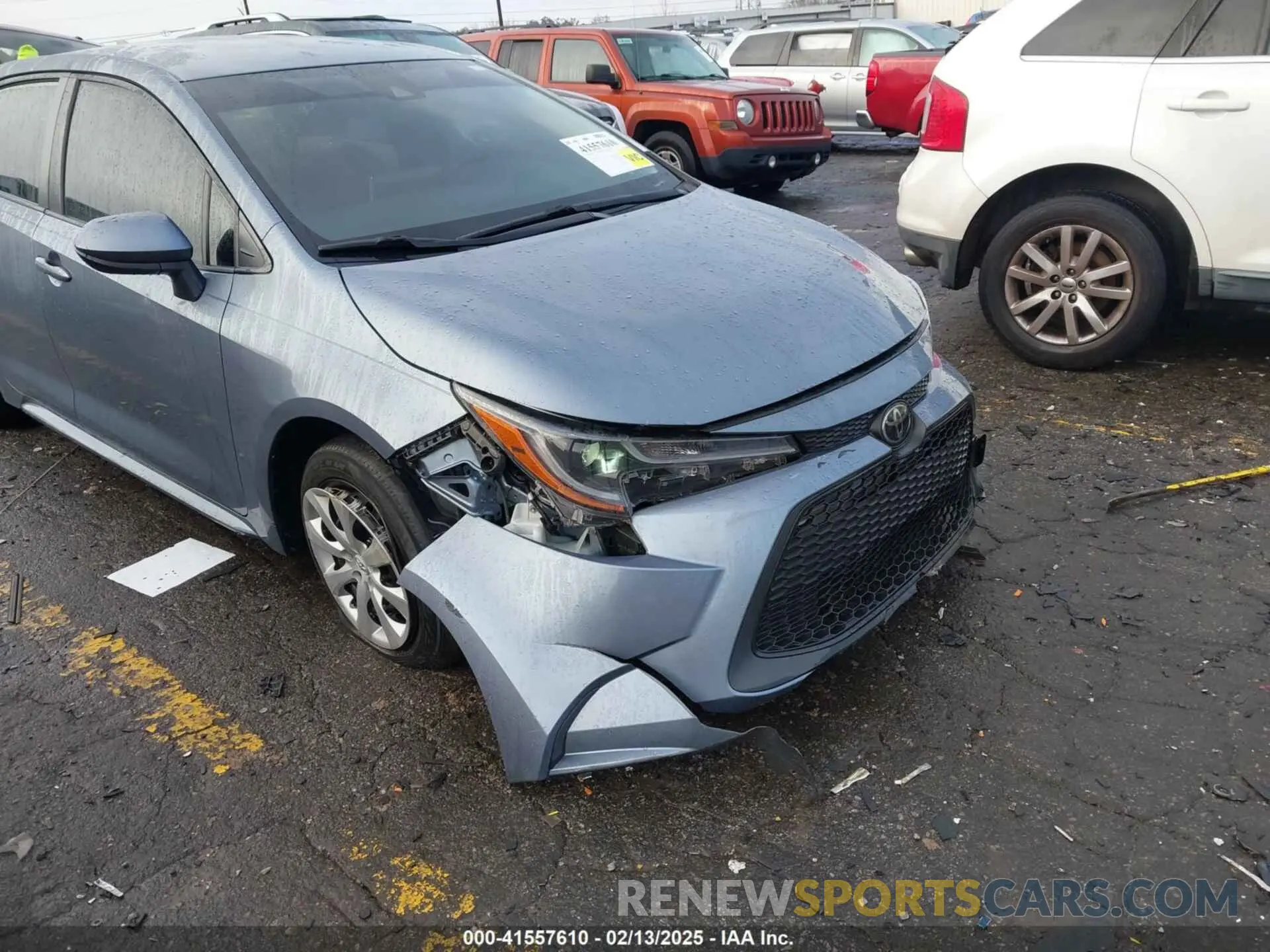 6 Фотография поврежденного автомобиля JTDEPRAE1LJ116791 TOYOTA COROLLA 2020
