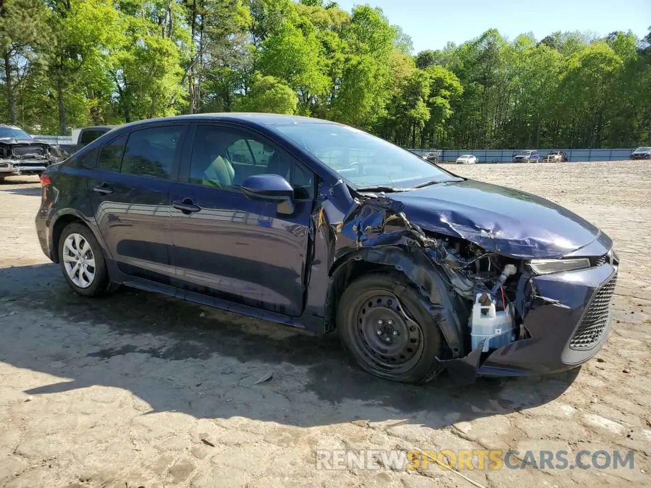 4 Photograph of a damaged car JTDEPRAE2LJ005148 TOYOTA COROLLA 2020