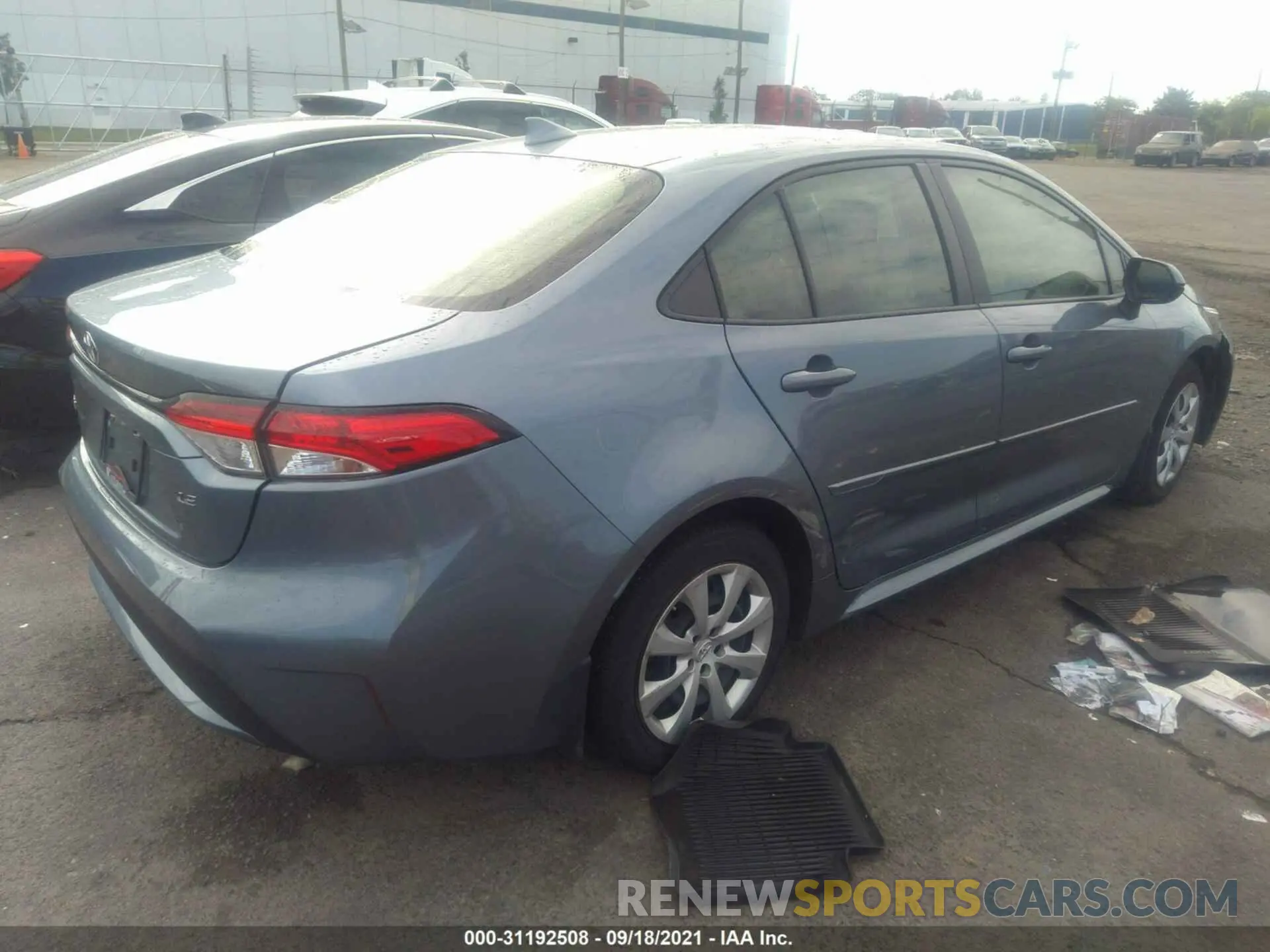 4 Photograph of a damaged car JTDEPRAE2LJ009250 TOYOTA COROLLA 2020