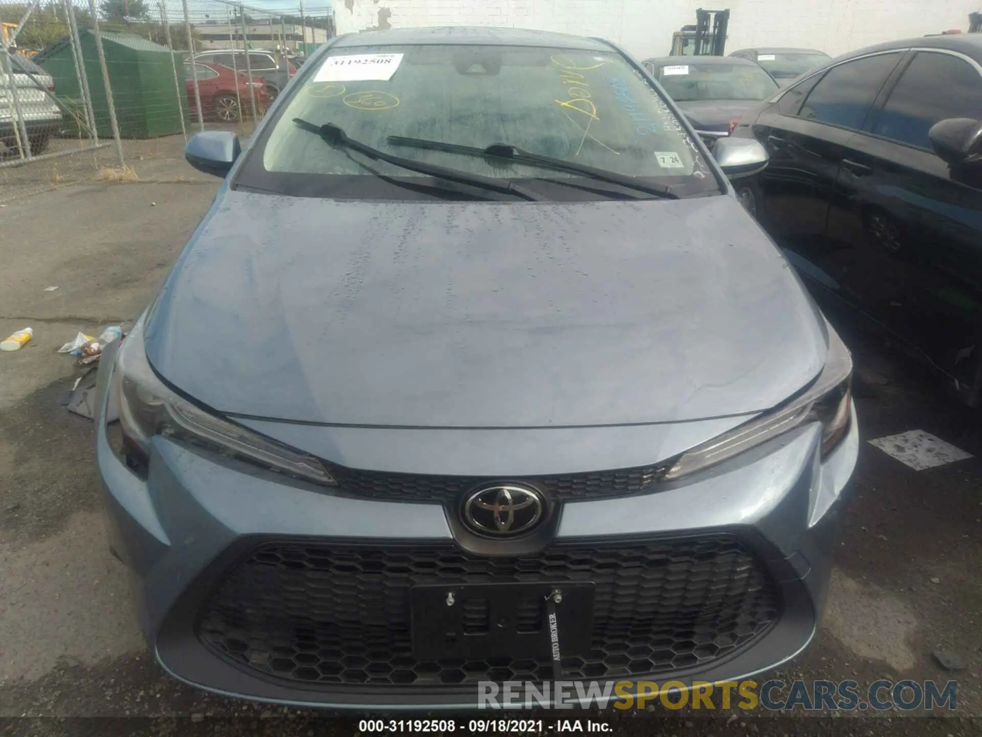 6 Photograph of a damaged car JTDEPRAE2LJ009250 TOYOTA COROLLA 2020