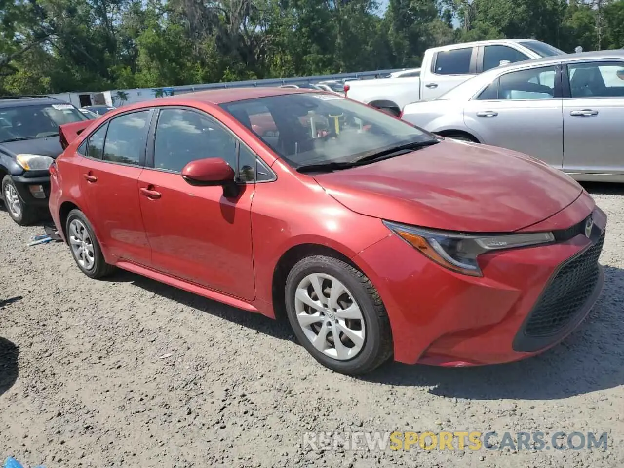 4 Photograph of a damaged car JTDEPRAE2LJ020720 TOYOTA COROLLA 2020