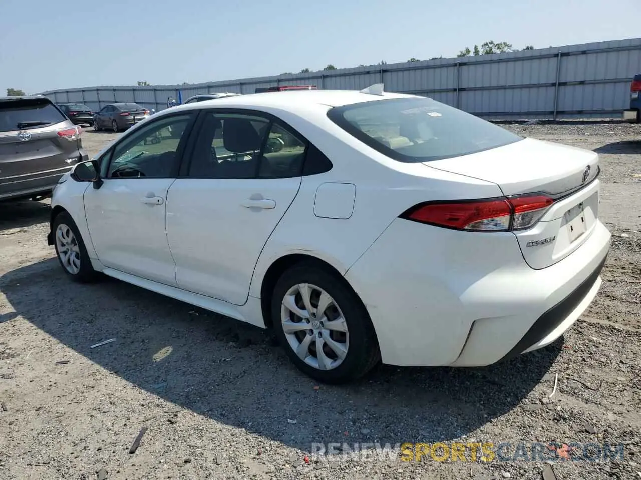 2 Photograph of a damaged car JTDEPRAE2LJ022936 TOYOTA COROLLA 2020