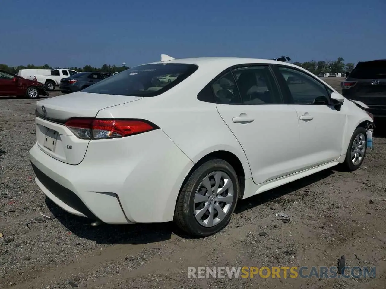 3 Photograph of a damaged car JTDEPRAE2LJ022936 TOYOTA COROLLA 2020
