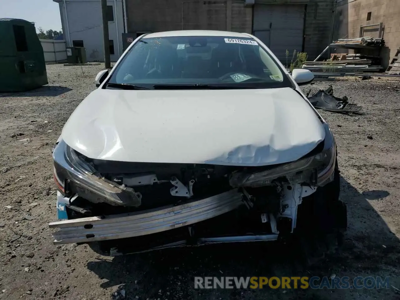 5 Photograph of a damaged car JTDEPRAE2LJ022936 TOYOTA COROLLA 2020