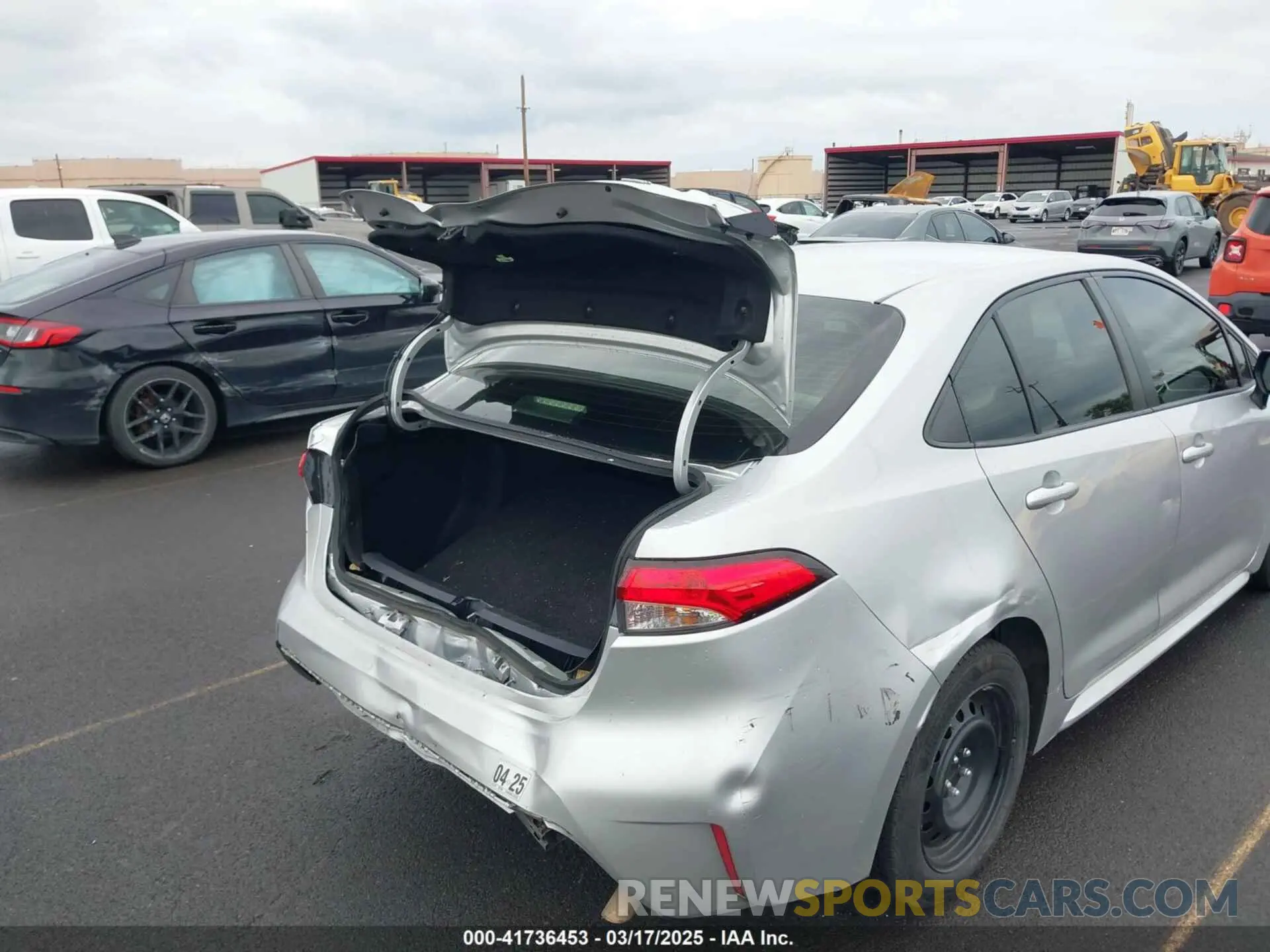 6 Фотография поврежденного автомобиля JTDEPRAE2LJ026338 TOYOTA COROLLA 2020