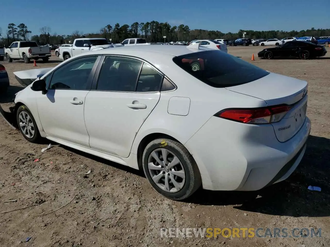 2 Фотография поврежденного автомобиля JTDEPRAE2LJ043415 TOYOTA COROLLA 2020