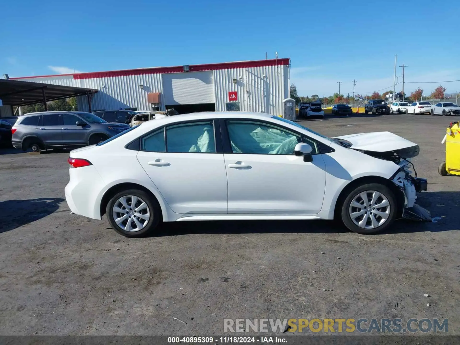 14 Photograph of a damaged car JTDEPRAE2LJ052776 TOYOTA COROLLA 2020
