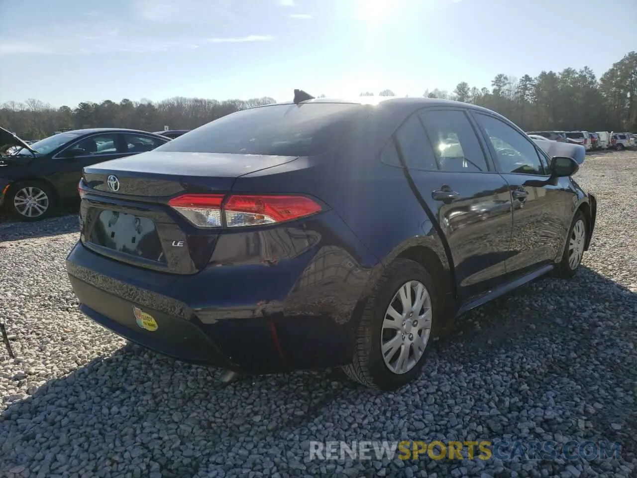 4 Photograph of a damaged car JTDEPRAE2LJ058674 TOYOTA COROLLA 2020