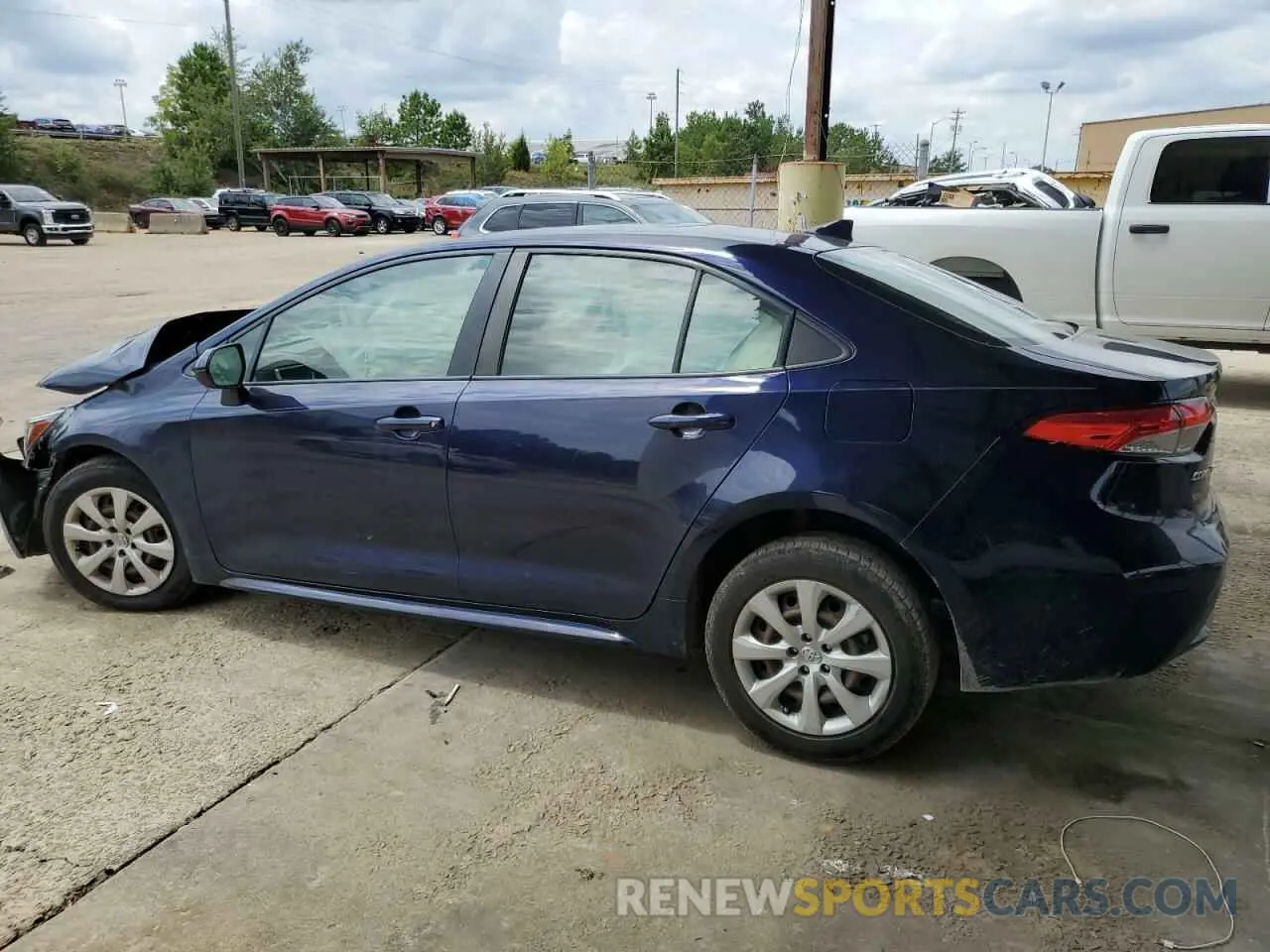 2 Photograph of a damaged car JTDEPRAE2LJ061137 TOYOTA COROLLA 2020