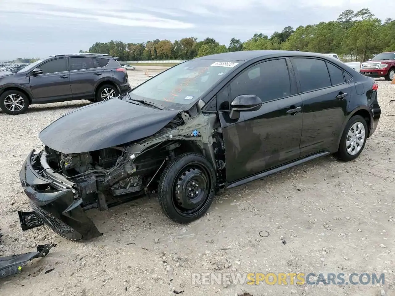 1 Photograph of a damaged car JTDEPRAE2LJ061753 TOYOTA COROLLA 2020