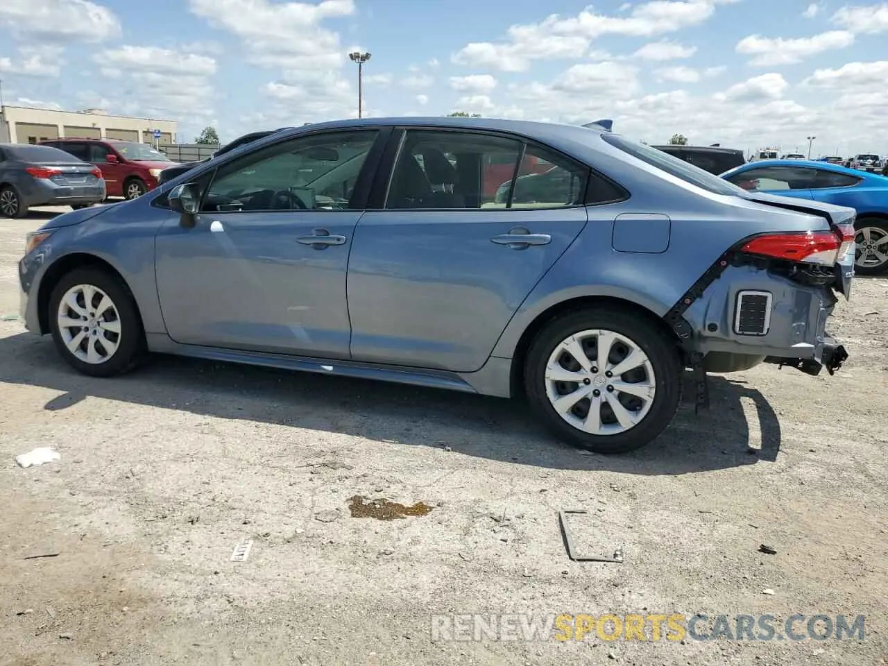 2 Photograph of a damaged car JTDEPRAE2LJ063311 TOYOTA COROLLA 2020