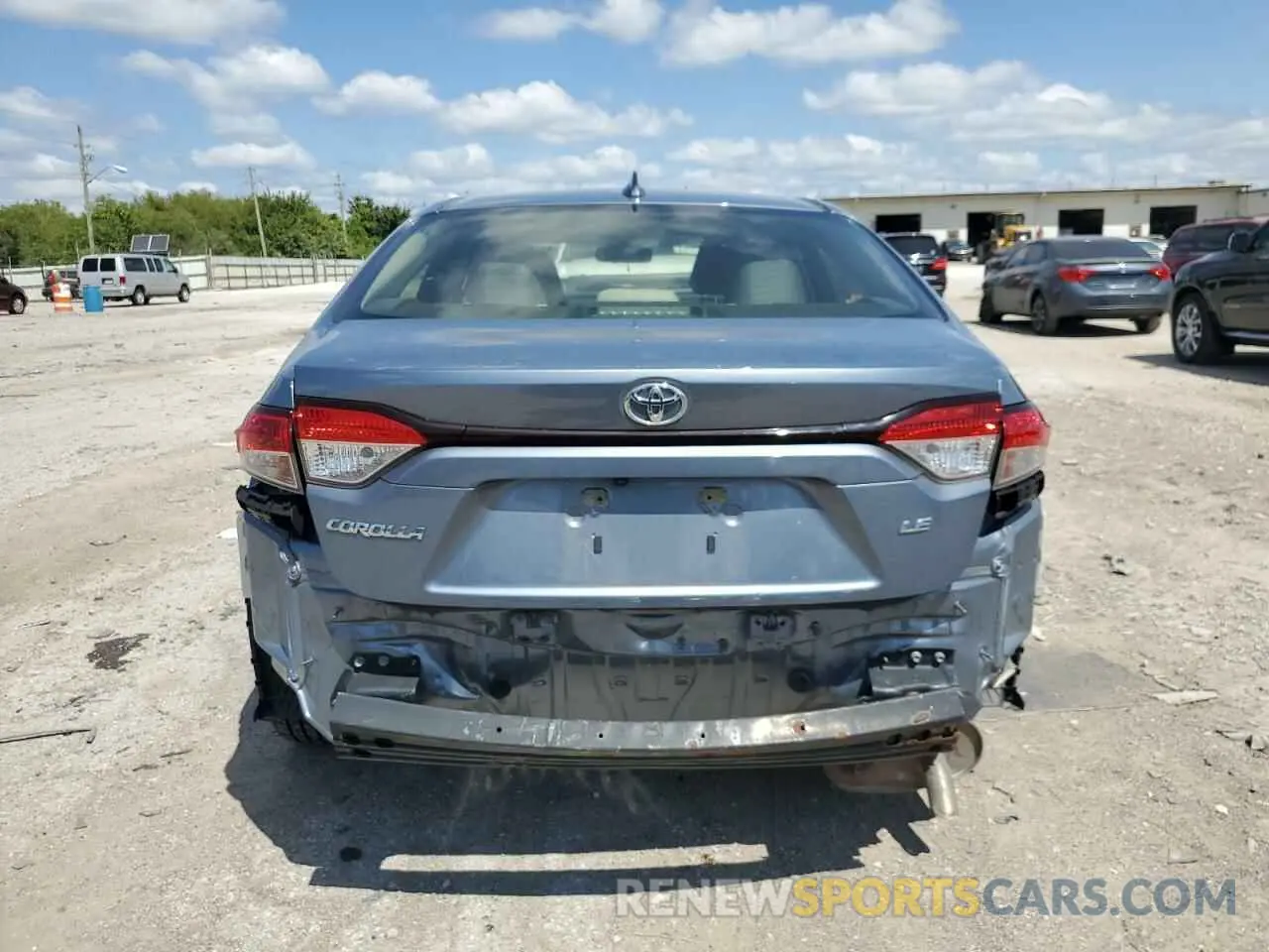 6 Photograph of a damaged car JTDEPRAE2LJ063311 TOYOTA COROLLA 2020