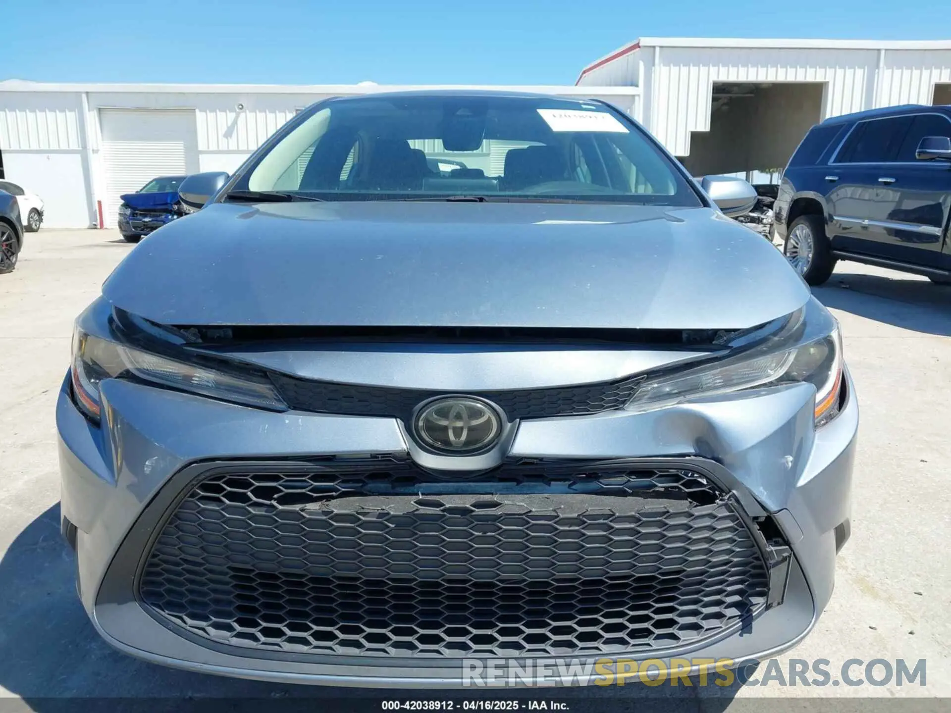 12 Photograph of a damaged car JTDEPRAE2LJ064684 TOYOTA COROLLA 2020