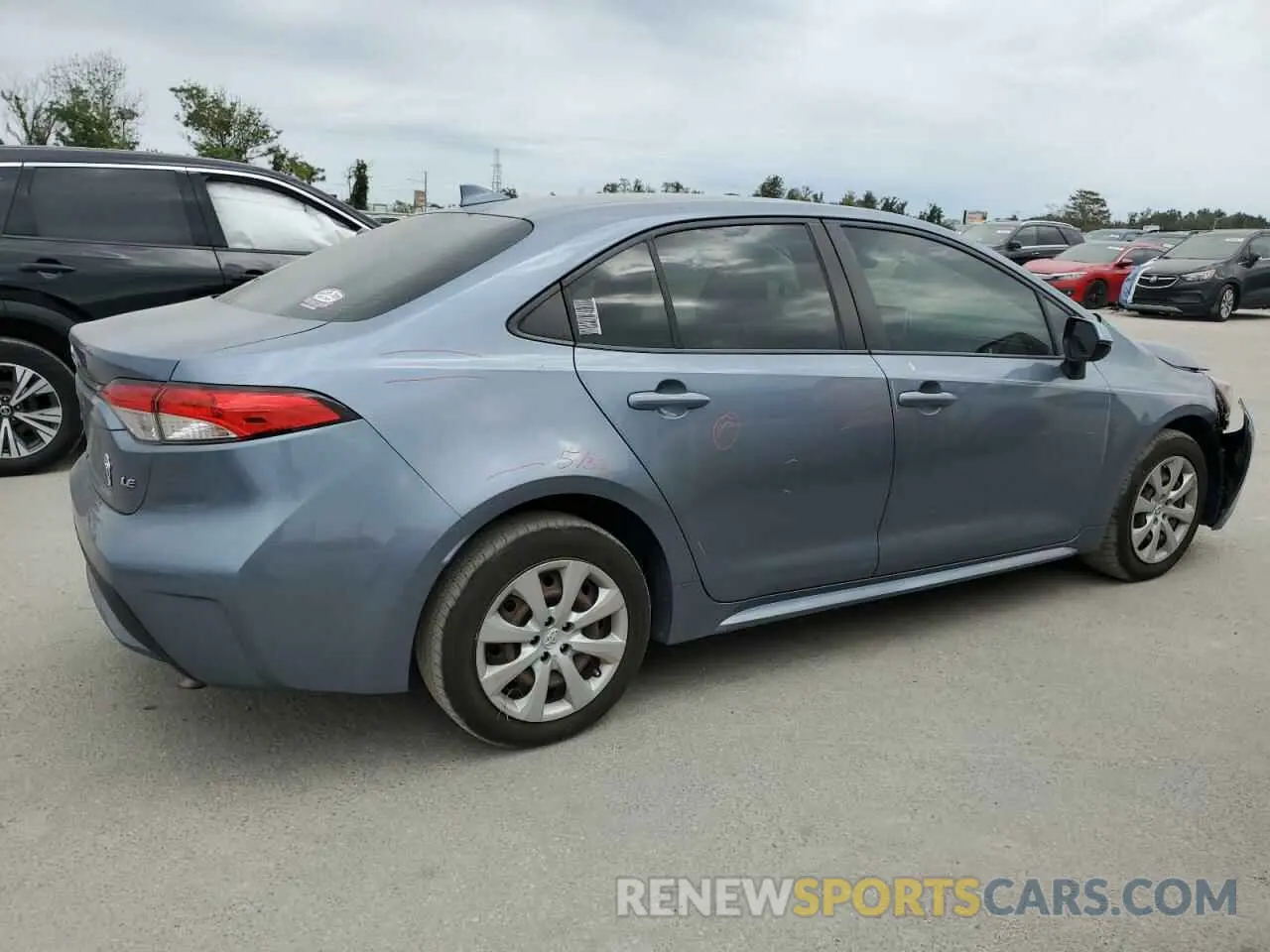 3 Photograph of a damaged car JTDEPRAE2LJ067584 TOYOTA COROLLA 2020