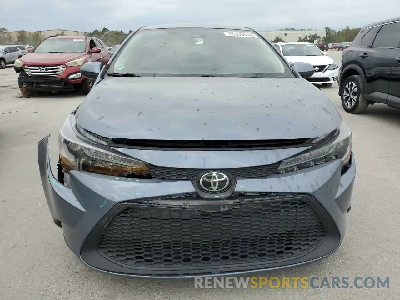 5 Photograph of a damaged car JTDEPRAE2LJ067584 TOYOTA COROLLA 2020