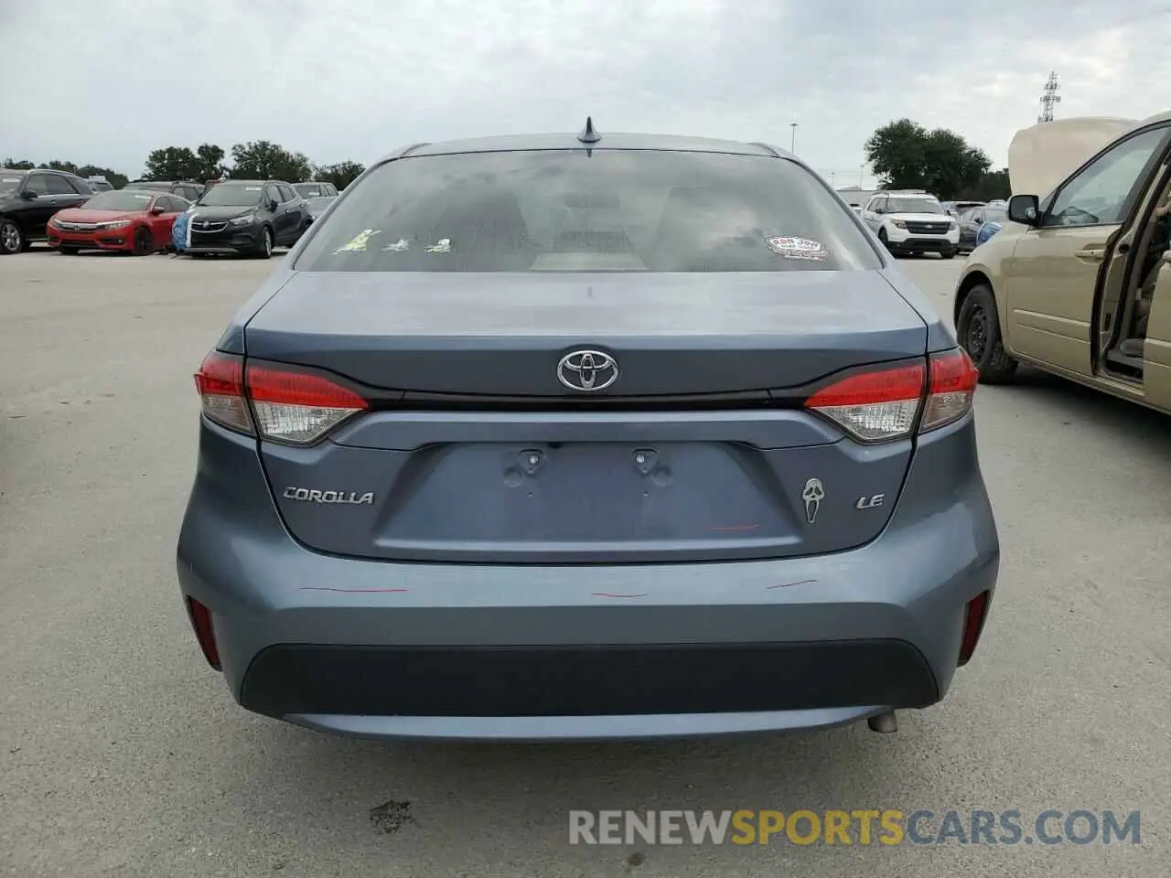 6 Photograph of a damaged car JTDEPRAE2LJ067584 TOYOTA COROLLA 2020