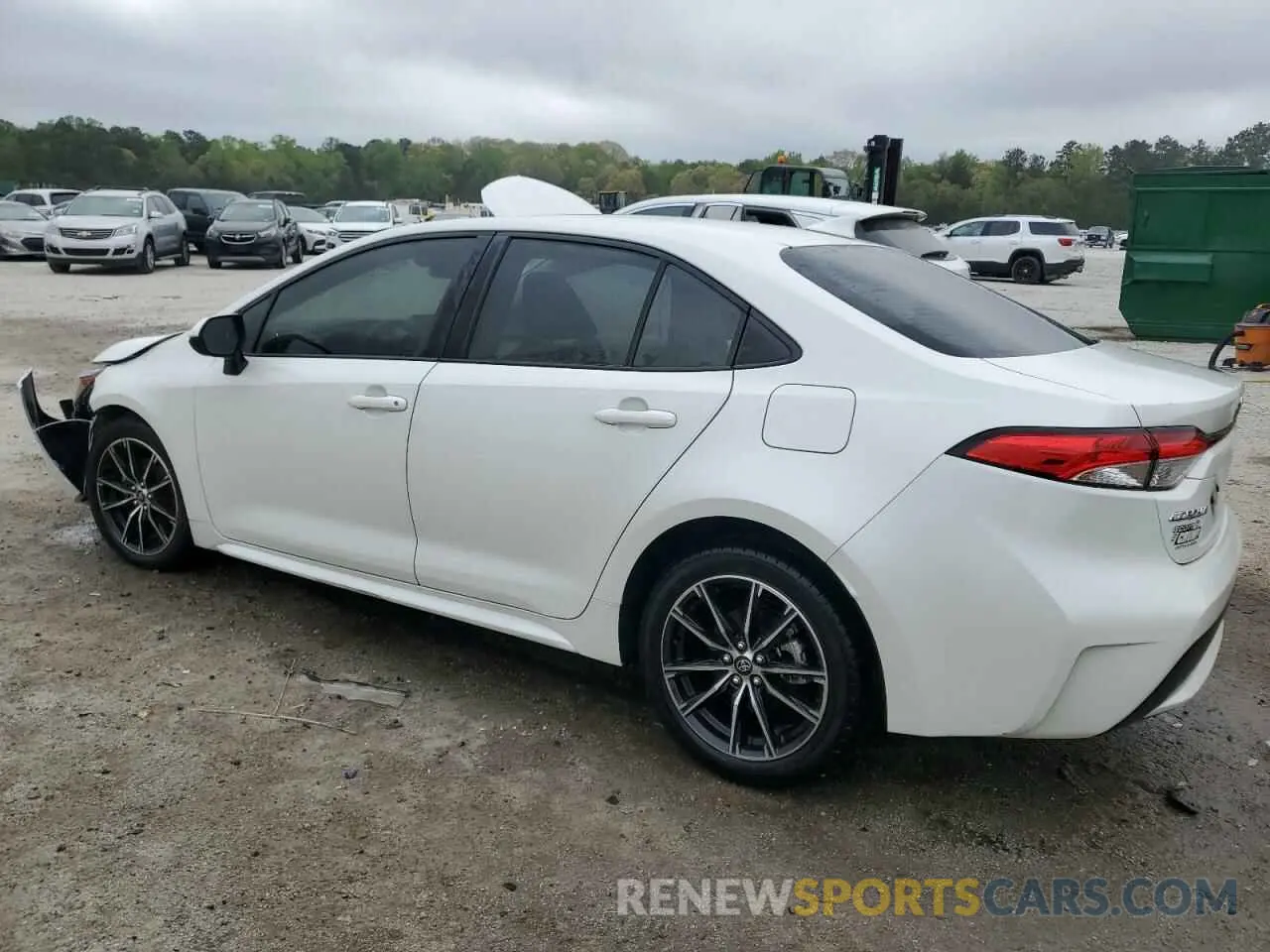 2 Фотография поврежденного автомобиля JTDEPRAE2LJ074776 TOYOTA COROLLA 2020