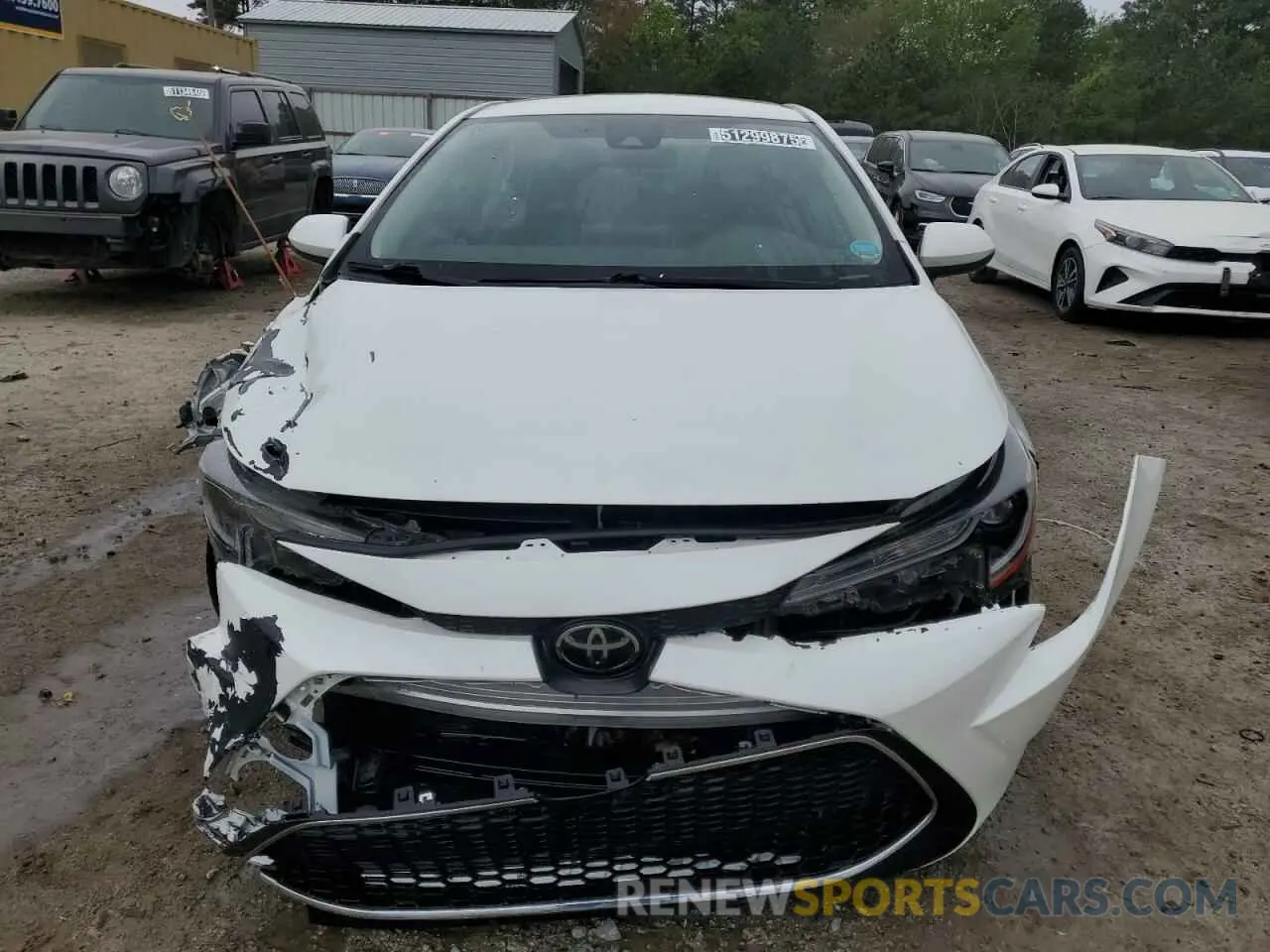 5 Фотография поврежденного автомобиля JTDEPRAE2LJ074776 TOYOTA COROLLA 2020