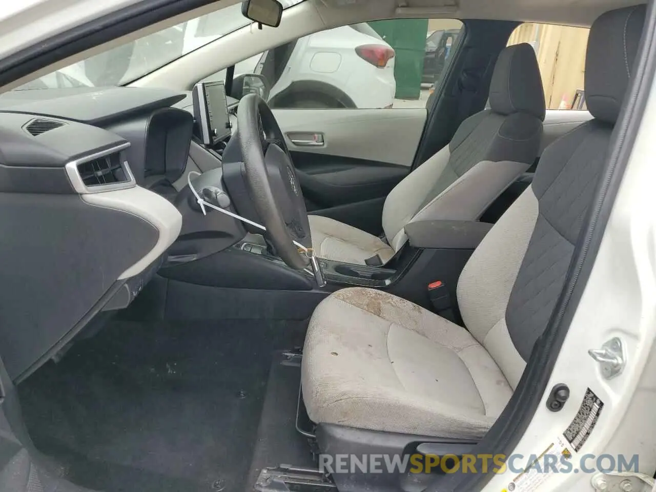 7 Фотография поврежденного автомобиля JTDEPRAE2LJ074776 TOYOTA COROLLA 2020