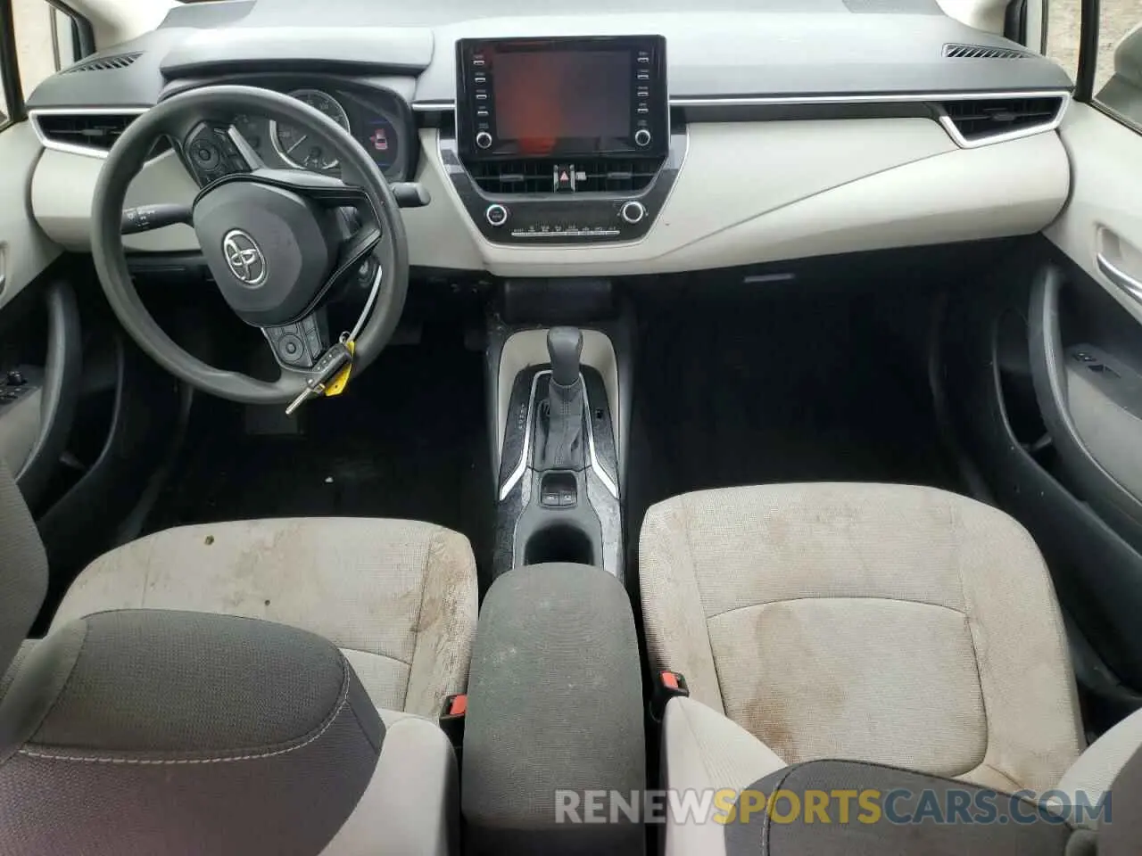 8 Фотография поврежденного автомобиля JTDEPRAE2LJ074776 TOYOTA COROLLA 2020