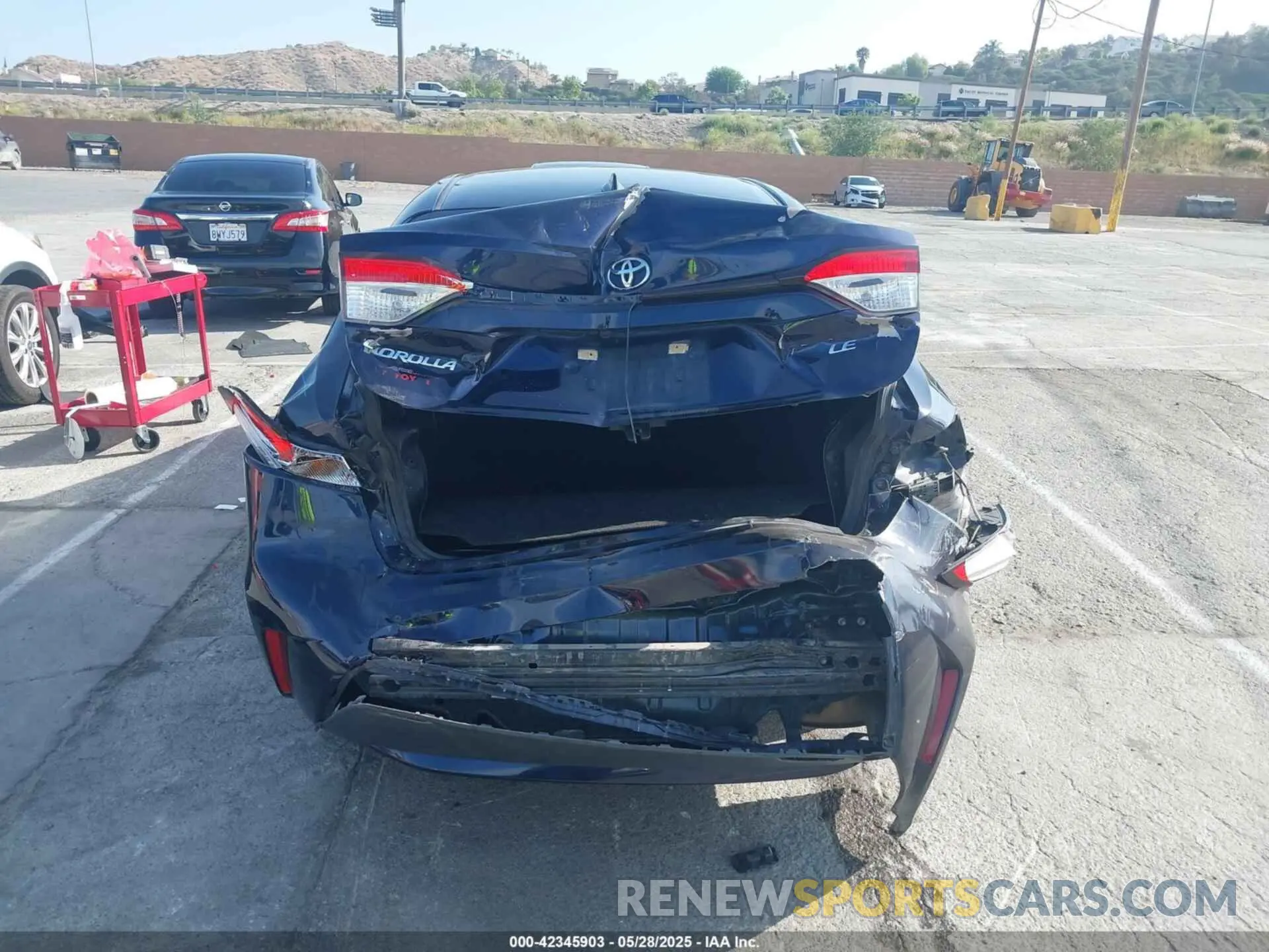 16 Photograph of a damaged car JTDEPRAE2LJ075555 TOYOTA COROLLA 2020