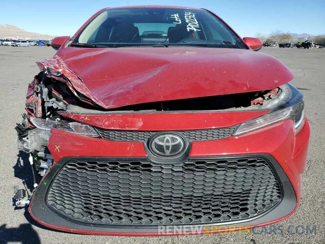 5 Photograph of a damaged car JTDEPRAE2LJ084661 TOYOTA COROLLA 2020