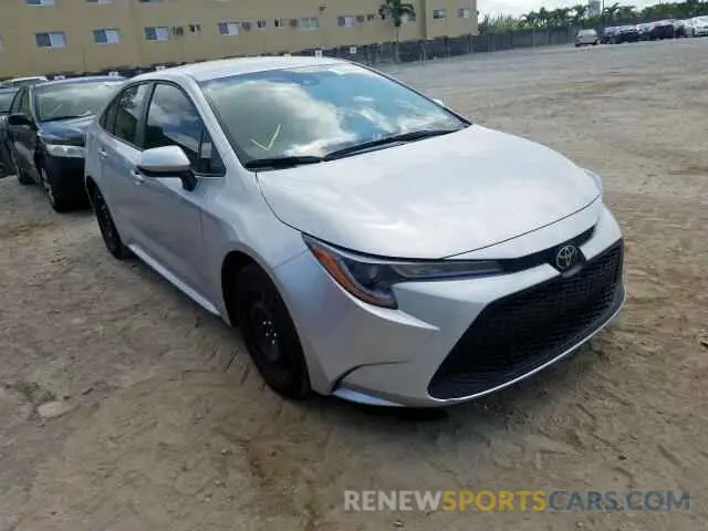 1 Photograph of a damaged car JTDEPRAE2LJ085048 TOYOTA COROLLA 2020