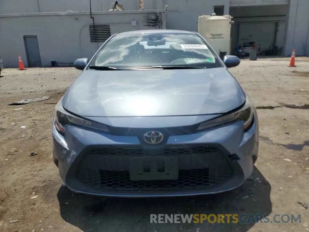 5 Photograph of a damaged car JTDEPRAE2LJ089567 TOYOTA COROLLA 2020