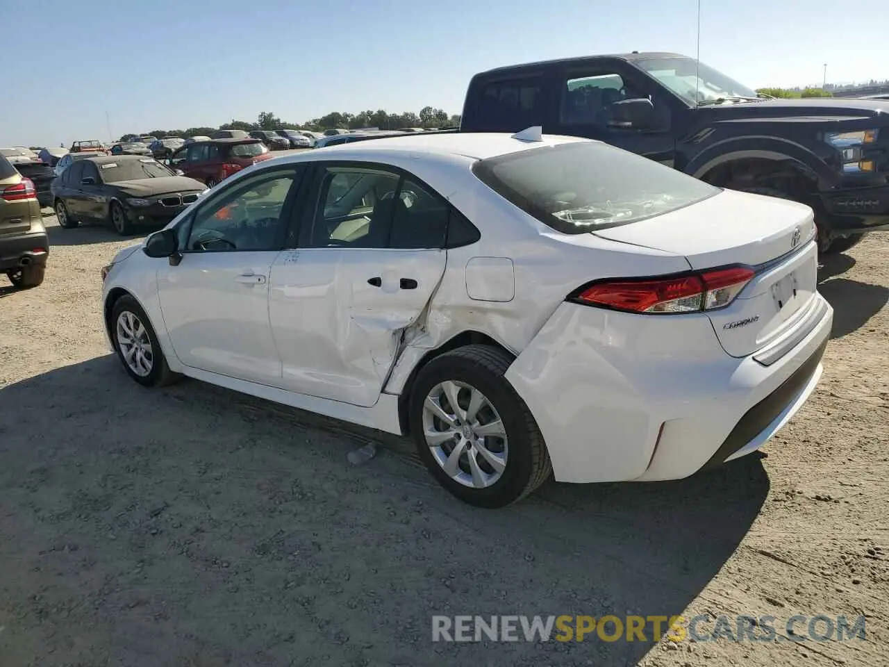 2 Photograph of a damaged car JTDEPRAE2LJ091027 TOYOTA COROLLA 2020