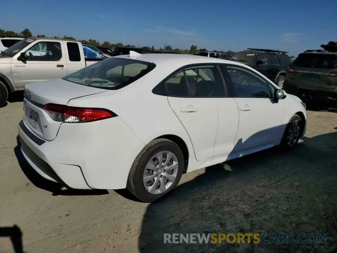 3 Photograph of a damaged car JTDEPRAE2LJ091027 TOYOTA COROLLA 2020