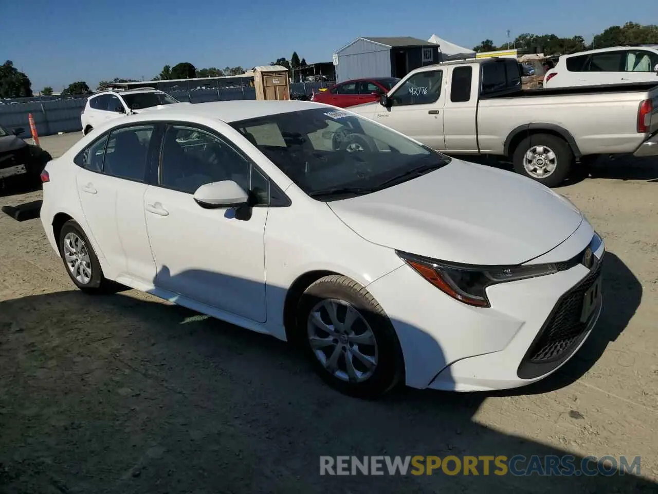 4 Photograph of a damaged car JTDEPRAE2LJ091027 TOYOTA COROLLA 2020