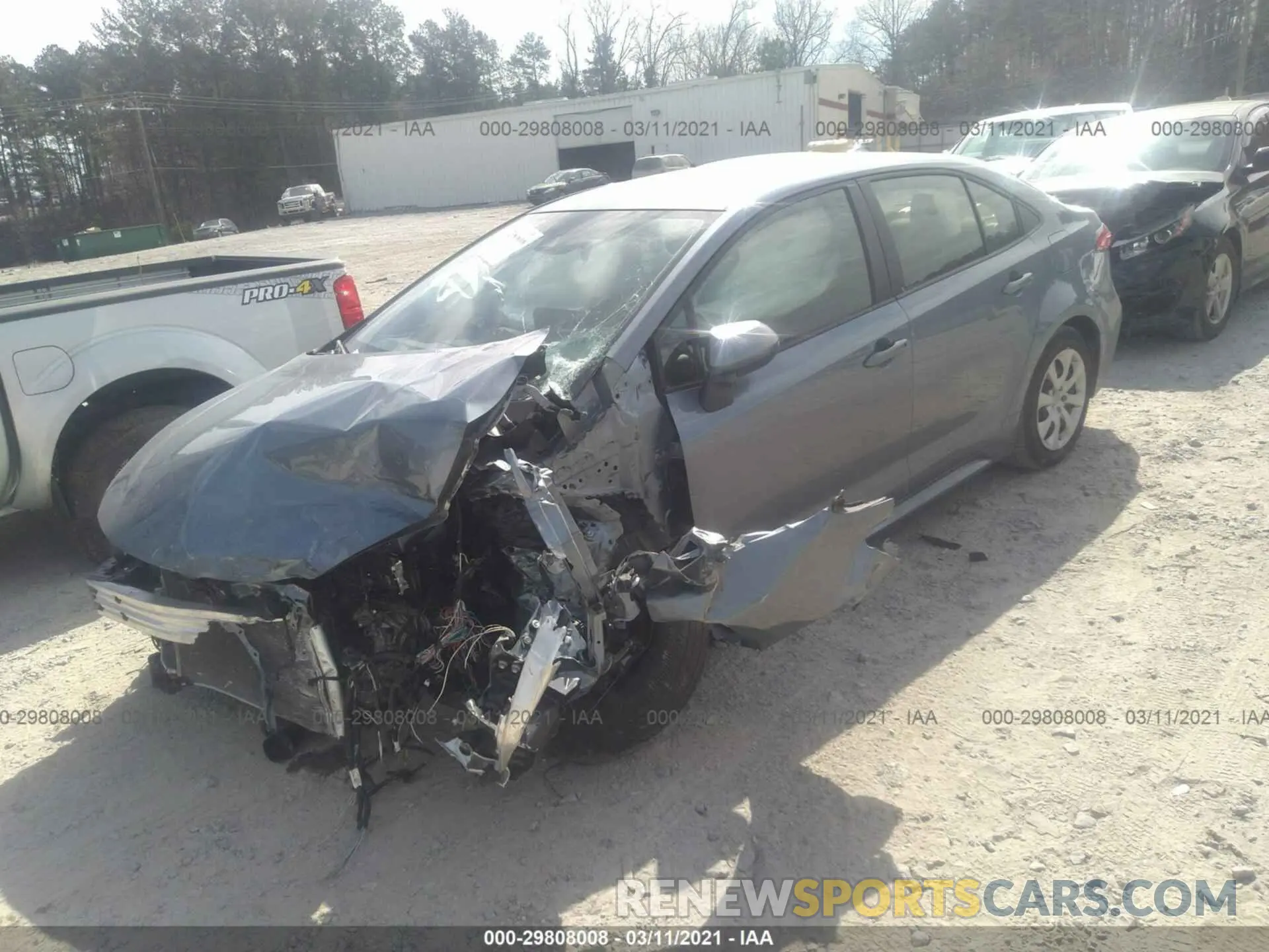 6 Photograph of a damaged car JTDEPRAE2LJ100471 TOYOTA COROLLA 2020