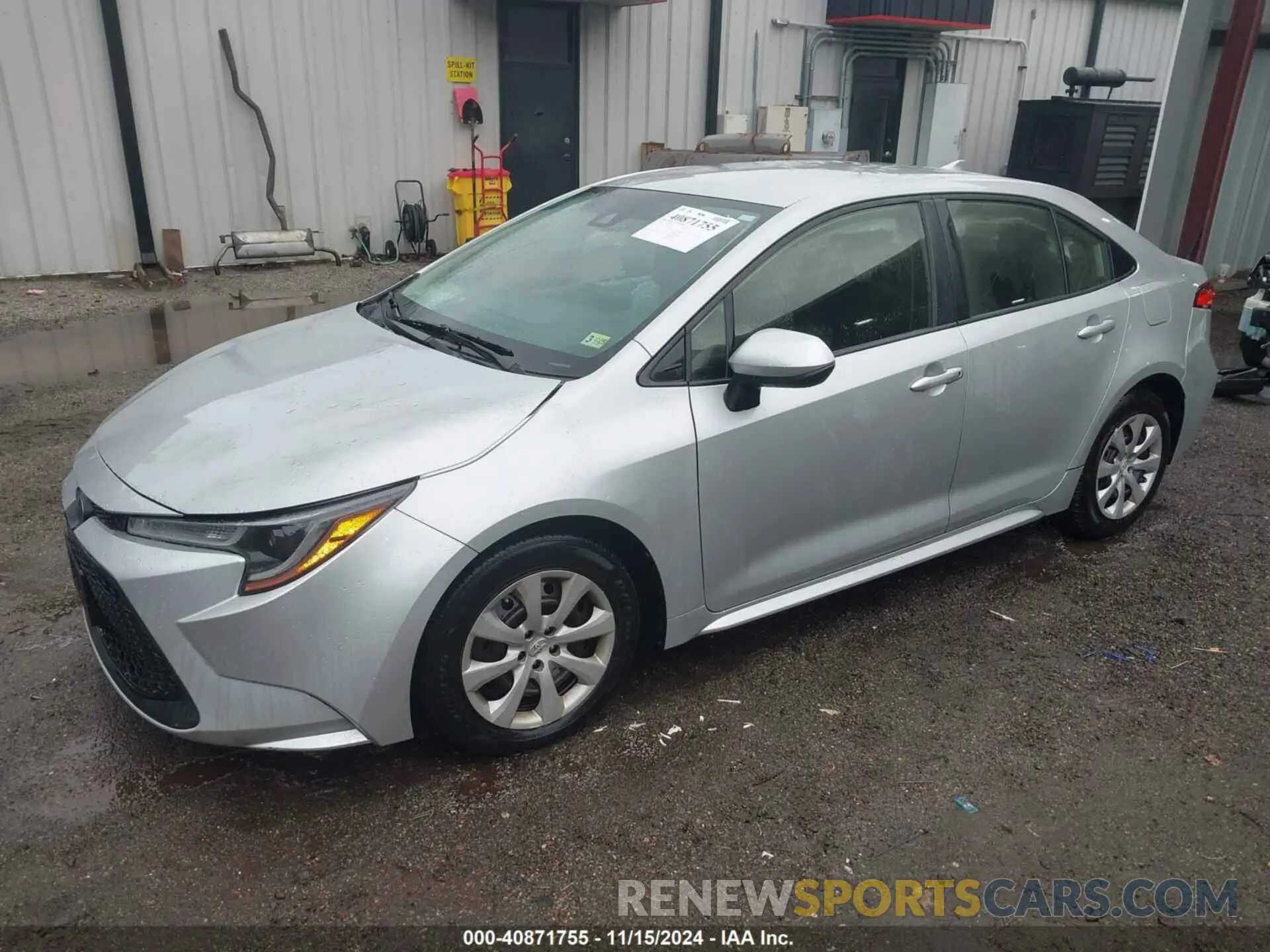 2 Photograph of a damaged car JTDEPRAE2LJ103385 TOYOTA COROLLA 2020