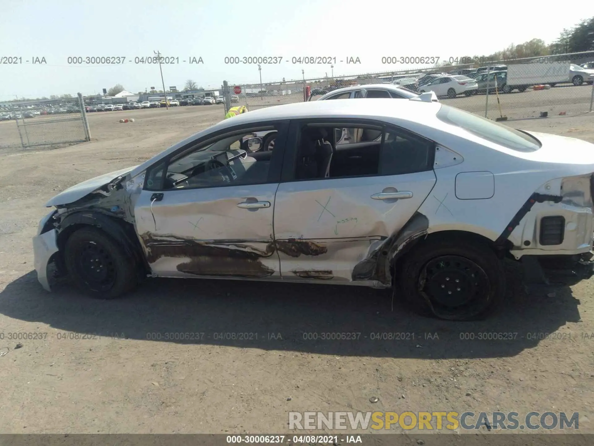 6 Photograph of a damaged car JTDEPRAE2LJ108764 TOYOTA COROLLA 2020