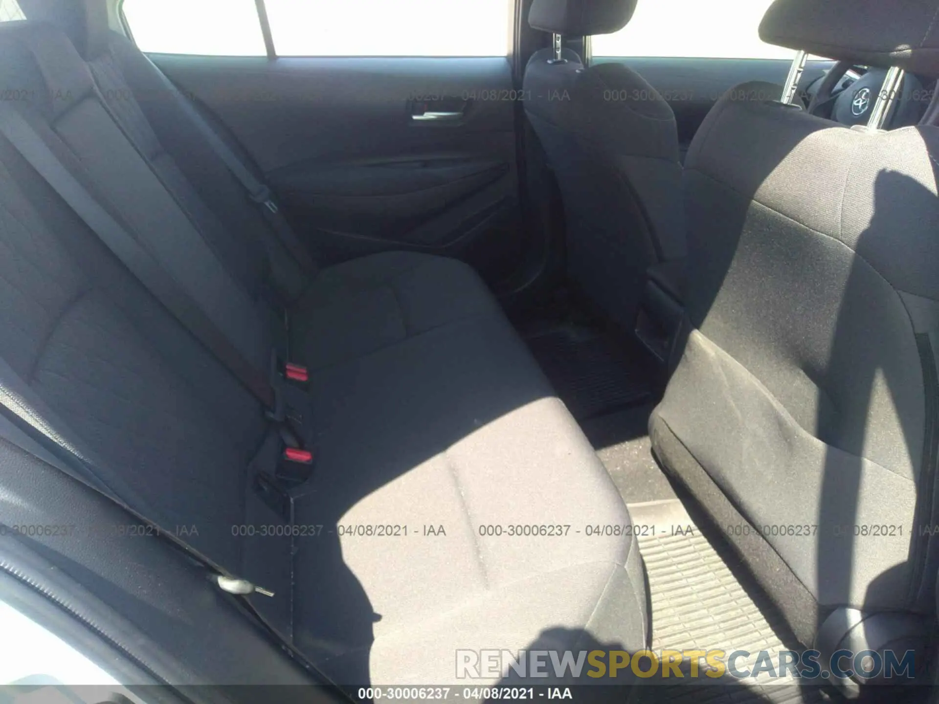 8 Photograph of a damaged car JTDEPRAE2LJ108764 TOYOTA COROLLA 2020